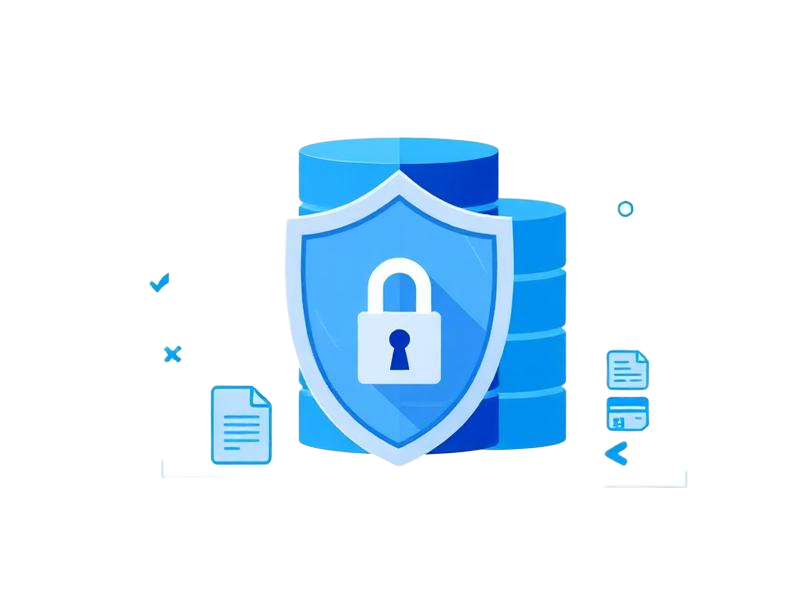Ilustração de governança de dados educacionais com conformidade LGPD e certificados digitais automatizados — EducaTech Lab